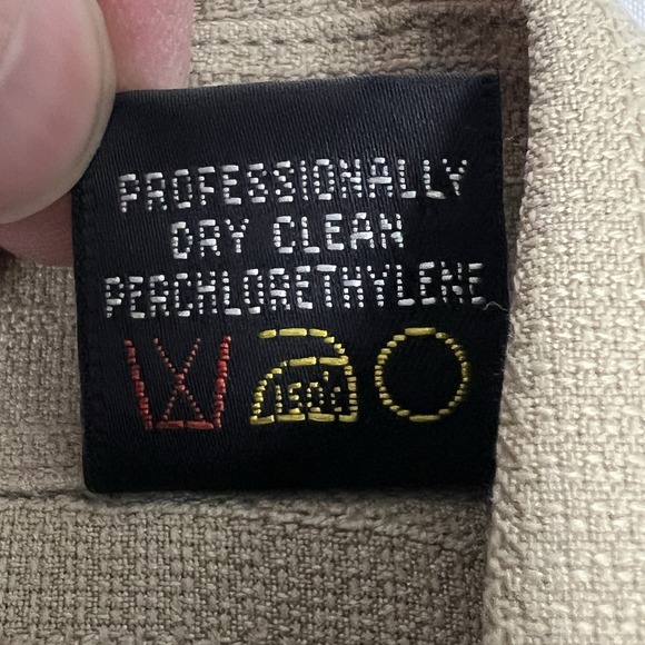 JHANE BARNES - 100% SILK Herringbone Mens L Shirt - Picture 8 of 8